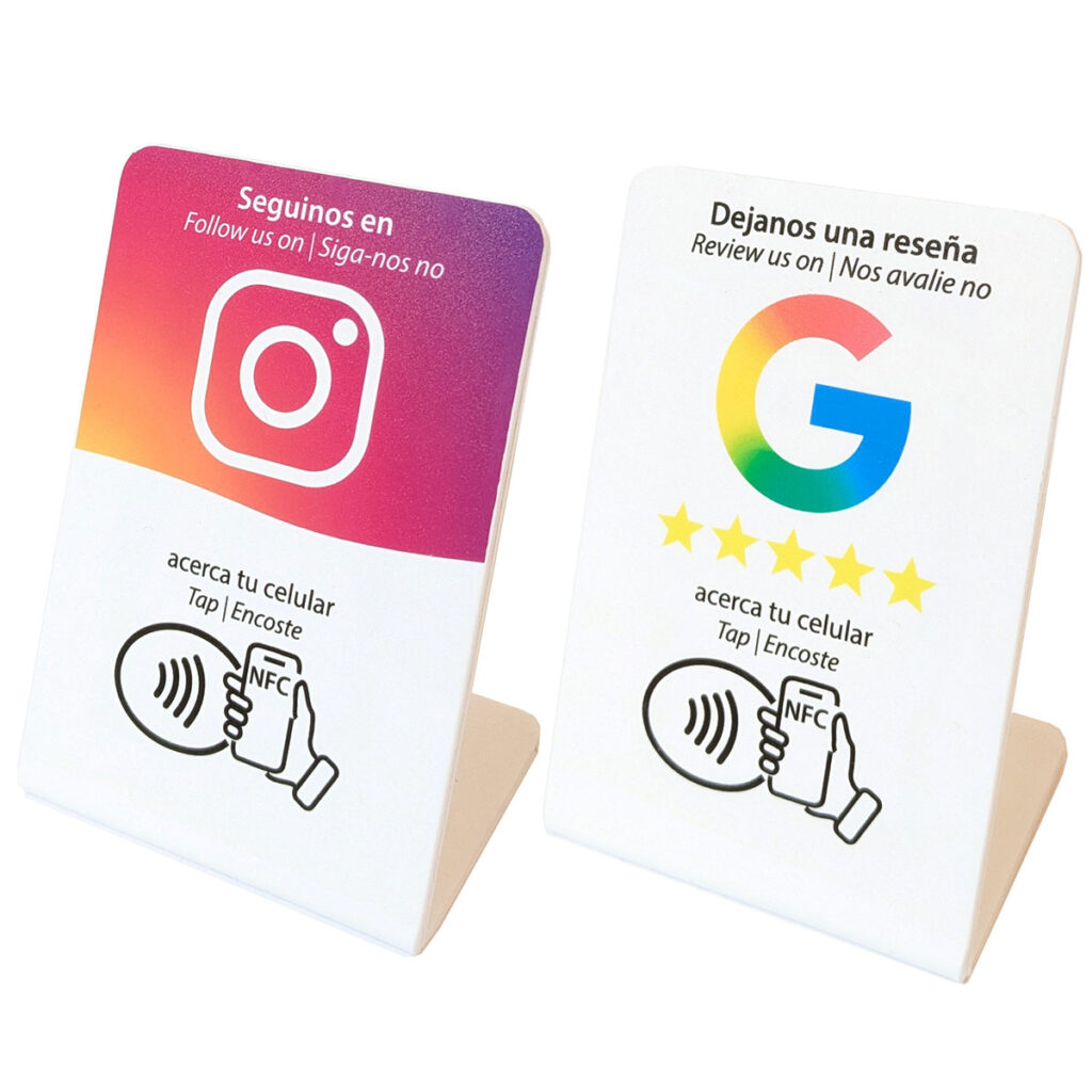 NFC Instagram y Google
